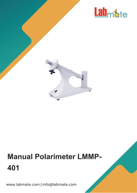 polarimeter user manual|labmate manual polarometer.